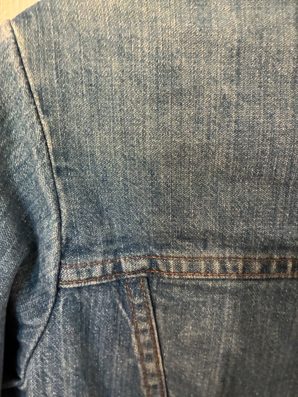 EUC VINTAGE WRANGLER Classic Blue Denim Jeans Jacket - Picture 3 of 8